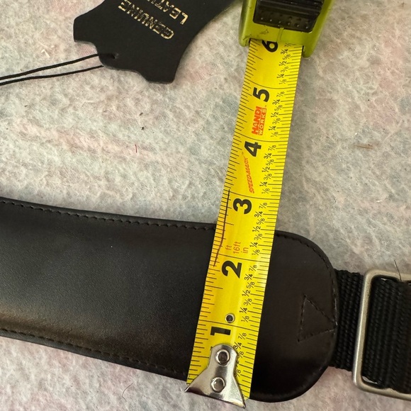 Winn International Leather Bag Replacement Strap Black Pad W/Nylon Straps - Picture 8 of 9